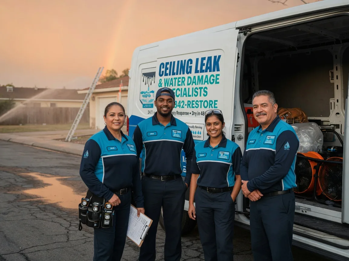 Ceiling Leak Cleanup company in Mercedes, TX