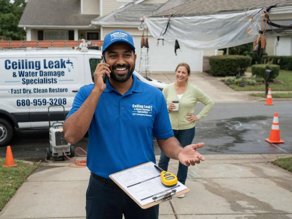 Ceiling Leak Cleanup Mercedes, TX FAQs